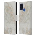 thumbnail image 1 of Head Case Designs Officially Licensed Nature Magick Marble Metallics Gold Leather Book Wallet Case Cover Compatible with Samsung Galaxy A21s (2020), 1 of 6