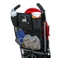 thumbnail image 4 of J.L. Childress Cups 'N Cargo Stroller Organizer - Universal Stroller Caddy with Mesh Storage, Fits UPPAbaby, Doona, Nuna, & More - Black, 4 of 9