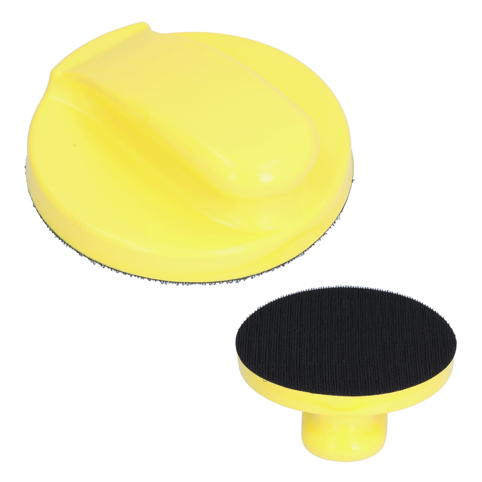 Tough Polyurethane Foam Round Hand Sander 6 Inch With Hook and Loop Base 