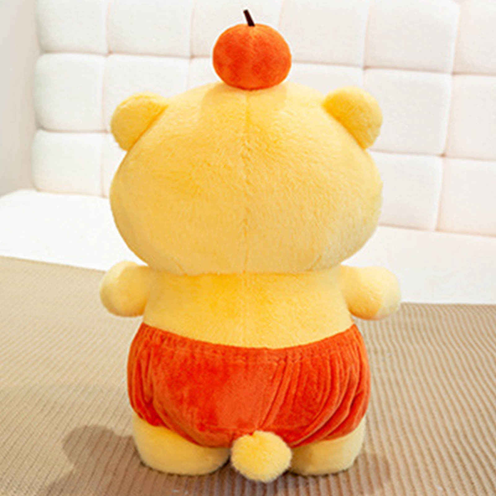 Musatteng Capybara Plush Toy for Kids - Soft Huggable Stuffed Animal with Removable Outfit, BPA-Free Cuddle Doll for Ages 3+