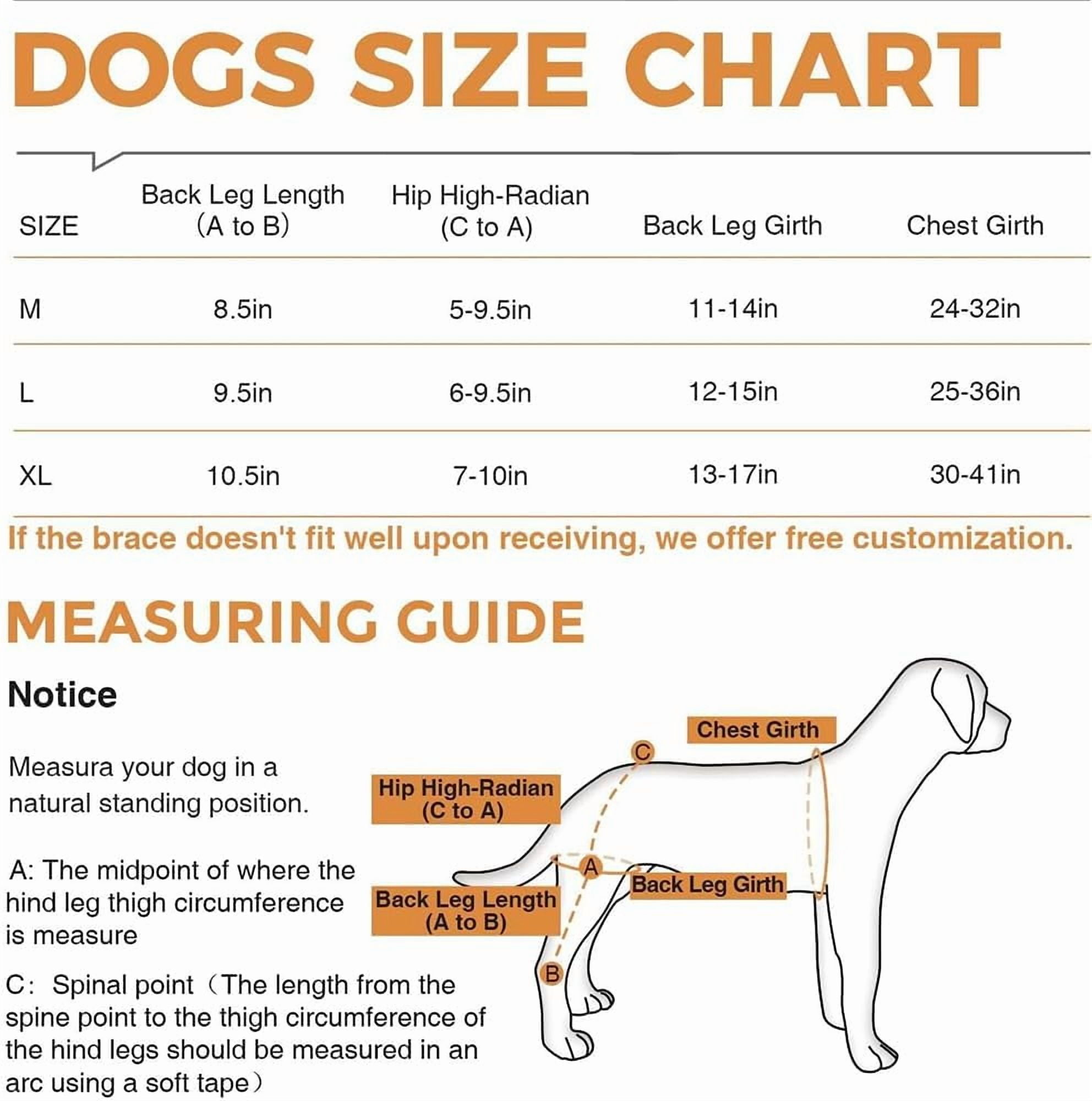 Wag Wize Knee Brace Harness for Dogs — Immediate Pain Relief & Improve Mobility,Wagwize Dog Knee Brace with Harness/4 Limb Wear Adjustable/Metal Stabilization System,Wagwize Dog Hip Brace (XL)