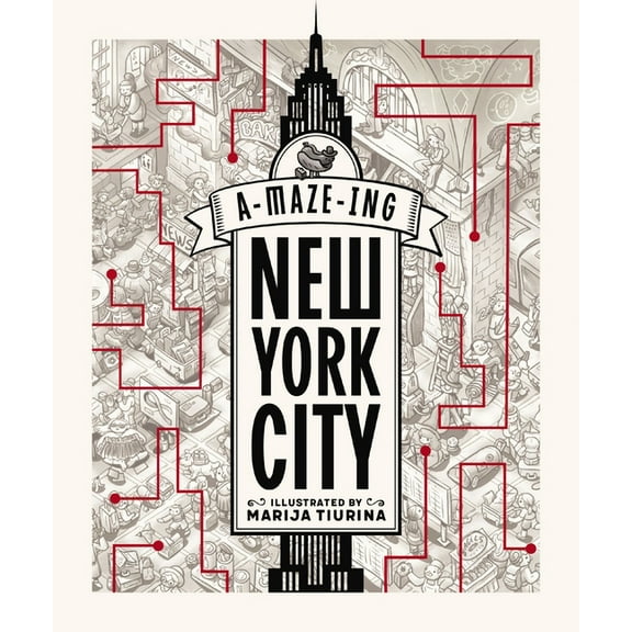 A-Maze-Ing NYC: Get Lost in 12 Iconic Locations, (Hardcover)