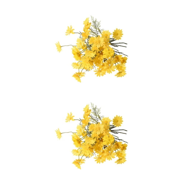 Planta artificial Matsuzay 20X Margarita Amarillo 2piezas