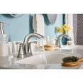 thumbnail image 3 of Moen Lindor Spotshield Brushed Nickel Two-Handle Bathroom Faucet 4 in., 3 of 6