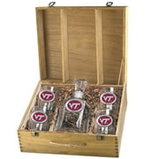 Virginia Tech Hokies Capitol Decanter Box Set by Heritage Metalworks
