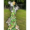 thumbnail image 5 of Tall Kitty Cat Christmas Tree Outdoor Decoration, 5 of 8