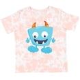 thumbnail image 3 of Inktastic Cute Monster, Blue Monster, Funny Monster, Horns Boys or Girls Toddler T-Shirt, 3 of 5