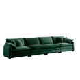 thumbnail image 4 of LifeSky 4 Seater Corduroy Sofa for Apartment Living Room: 30 Minute Solo Assembly - Housewarming Party Ready - Memory Foam Cushions with 6 Pillows, 4 of 11