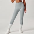 thumbnail image 4 of Celsior Compression Leggings with Pockets 3D Anti Cellulite Leggings for Women Pants for Workout Running Athletic High Waisted Tummy Control Compression Pants Fitness Sport Pants Skin-Friendly Grey S, 4 of 5