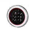 thumbnail image 1 of Spec-D Tuning LHP-7RNDJM-H-RD-RS Phare de Projecteur de Halo Rond de 7 Po pour Tous&44; Noir & Rouge, 1 of 1