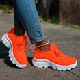 thumbnail image 7 of Domzle Shoes for Women Slip-On Lightweight Wide Toe Box Walking Shoe for Comfort Saffron 36, 7 of 7