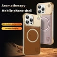 thumbnail image 4 of ELEHOLD Magnetic Case for iPhone 16e, Luxury Aromatherapy PU Leather Frameless Hard PC Shockproof Anti-Scratch Protective Magnetic Case for iPhone 16e,Black, 4 of 8
