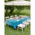 thumbnail image 4 of Outdoor Tablecloth with Umbrella Hole for Patio/Picnic/Party/Camping, Blue Beach Summer Waterproof Table Cloth Rectangle Table Cover Washable, Ocean Seaside Nautical Ombre (60"x 84"), 4 of 8