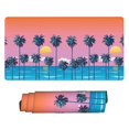 thumbnail image 2 of Kdxio Beach with Palm Trees Print Large Gaming Mouse Pad,Non-Slip Base,Water Resist Keyboard Pad for Gamer,Office & Home,29.5 x 15.8 in, 2 of 9