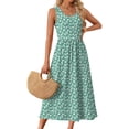 thumbnail image 5 of Fantaslook Summer Dresses for Women Sleeveless Casual Long Dress Beach Vacation Sundresses with Pockets, 5 of 10