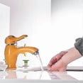 thumbnail image 4 of Elephant Faucet Pure Copper Children Color Ceramic Elephant Faucet Banmo, 4 of 4