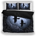 thumbnail image 2 of Juego de Cama Vikingo, Cuervos en la Noche de Truenos con Funda Nórdica Vikinga, 2 of 3