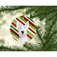 thumbnail image 2 of Bull Terrier Candy Cane Christmas Ceramic Ornament, 2 of 2