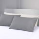 thumbnail image 2 of Funda De Almohada 51 X 76 Gris Claro - Juego De 2 Fundas De Almohada Rectangulares De Microfibra Cepillada 50x66, Funda De Cojín Con Cierre De Sobre (20x30in), 2 of 5