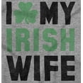 thumbnail image 2 of St Patricks Day I Love My Irish Wife Mens Big & Tall Graphic Tank Top Brisco Brands 3X, 2 of 5