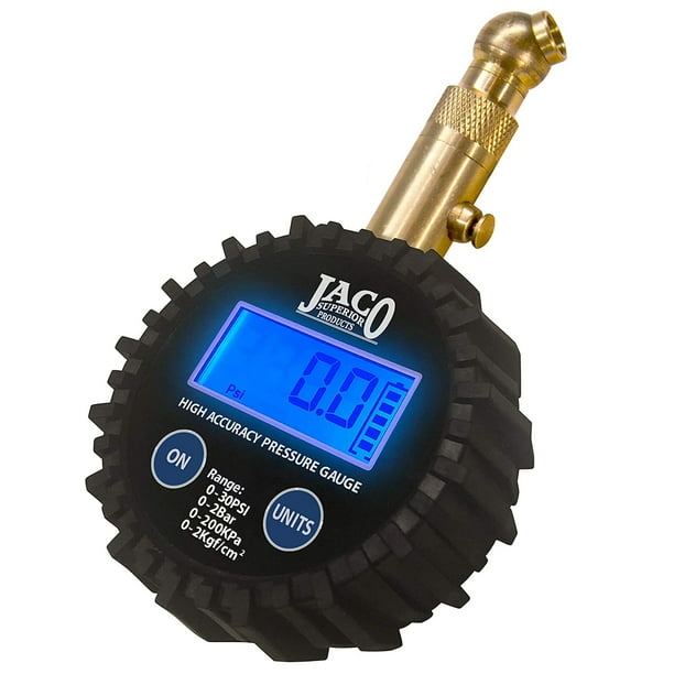 Medidor Digital De Neumáticos De Baja Presión Jaco Elite - 30 Psi