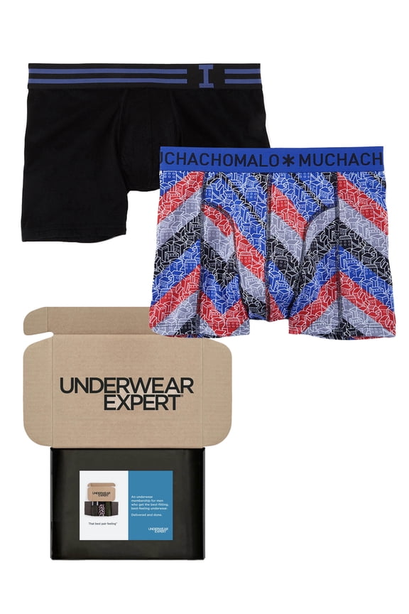 Men's Boxer Briefs Curated Mystery Box, 2 Pairs
