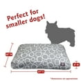 thumbnail image 3 of Majestic Pet | Fusion Shredded Memory Foam Rectangle Pet Bed For Dogs, Removable Cover, Gray, Small, 3 of 6