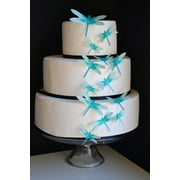 Edible Dragonflies © - Set of 30 Turquoise- Cake Decorations, Cupcake Topper