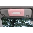 thumbnail image 4 of RUseeN Car Tissue Holder, Tissue Holder for Car with High-End Lotion Facial Tissues, Car Visor Tissue Dispenser, Car Napkin Holder, PU Leather Tissue Holder in car, Sun Visor Accessory, Pink, 4 of 7