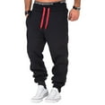 thumbnail image 3 of Male Casual Sports Pants Loose Fit Outdoor Jogging Drawstring Track Pants, 3 of 8
