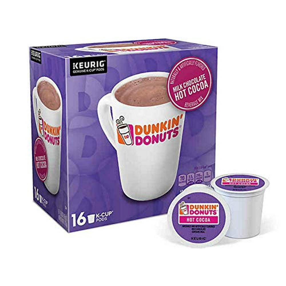 Dunkin' Donuts Hot Cocoa Keurig KCups 16ct Pack. Made in the USA