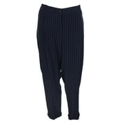 pinstripe ankle pants