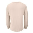 thumbnail image 5 of ASFGIMUJ Women's Autumn/Winter New Panel Long Sleeve Button T Shirt Top, 5 of 5