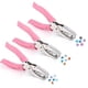thumbnail image 1 of 3-pack Handheld Hole Punch for Paper, Metal Single Hole Punch, Circle Star Heart Shape Hole Punches, 1 of 5