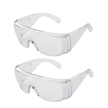

2PCS Safety Goggles Anti-Fog Personal Protective Equipment Wind-Proof/Dust-Proof Eyewear Prevent Scratch Breathable Safety Glasses