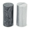 thumbnail image 7 of Fox Run Marble Salt & Pepper Shaker Set of 2, Black & White, 1.75" x 1.75" x 3.75", 7 of 7