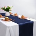 thumbnail image 5 of YMHPRIDE 10 Pack 108" x 12" Navy Blue Satin Table Runners Reversible for Wedding and Party D√É¬©cor, 5 of 7