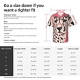thumbnail image 5 of Susaid Pink Cheetah Art Print Short Sleeve Shirts Button Down Casual Shirts Summer Beach Aloha Button Down Short Sleeve for Men ,Medium, 5 of 7