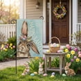 thumbnail image 6 of SIYTUAU Outdoor Easter Garden Flag Design B Thick Polyester With Bunny Egg Print For Patio Decoration 12X18 Inch, 6 of 7