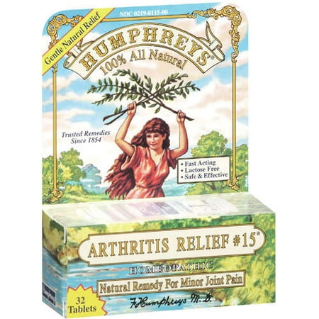 Humphreys: Arthritis #15 Tablets Relief, 32 ct