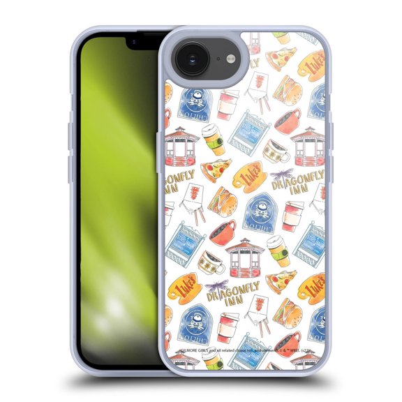 Head Case Designs Gilmore Girls Graphics Icons Soft Gel Case for Apple iPhone 16e