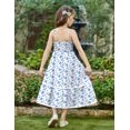 thumbnail image 3 of Arshiner Girls Spaghetti Strap Dress Tiered Cami Maxi Sundress with Pockets | Girls Summer Dresses for Kids 6-14 Years, 3 of 4