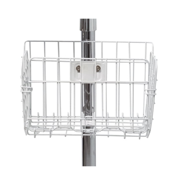 Accesorio de cesta de metal para soportes de suelo digitales CTA CTA Digital ADD-BASK