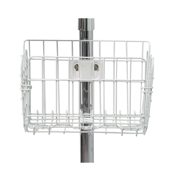 Accesorio de cesta de metal para soportes de suelo digitales CTA CTA Digital ADD-BASK