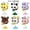 6-in-1 gift box set, variant on Creative Bee Shake Model Assembly Building Blocks Toy; suitable for people over 8 years old to assemble, suitable for building block enthusiasts, trendy toy collectors, DIY enthusiasts, holiday and b