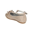 thumbnail image 3 of New Girl Little Angel Britt-917E Glitter PU Bow T-Strap Dangling Charm Flat, 3 of 5