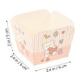 thumbnail image 2 of CRAFTHROU 100Pcs Golden Square Paper Baking Cups for Birthday Celebrations and Diners, 2 of 5