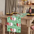 thumbnail image 2 of Table Runners 72 Inches Long Dress Scarves, Merry Christmas Farmhouse Kitchen/Dining Table Runner, Coffee Tablerunners, Santa Claus Xmas Winter Leaves Snowflake Green 16x72 Inch, 2 of 9