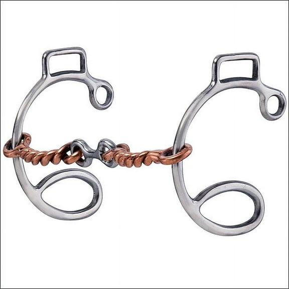 Hilason Stainless Steel Quick Six Horse Bit Dog Bone Mouth