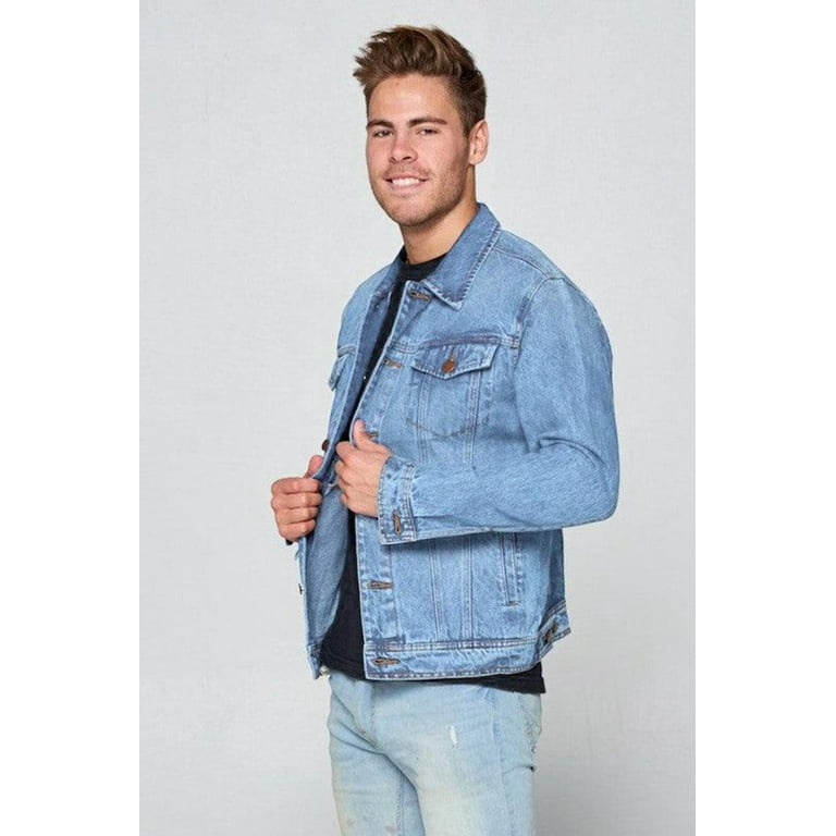 Mens Plus Size Denim Jean Jackets Walmart
